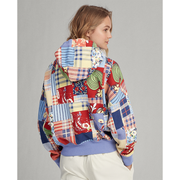 ralph lauren patchwork hoodie