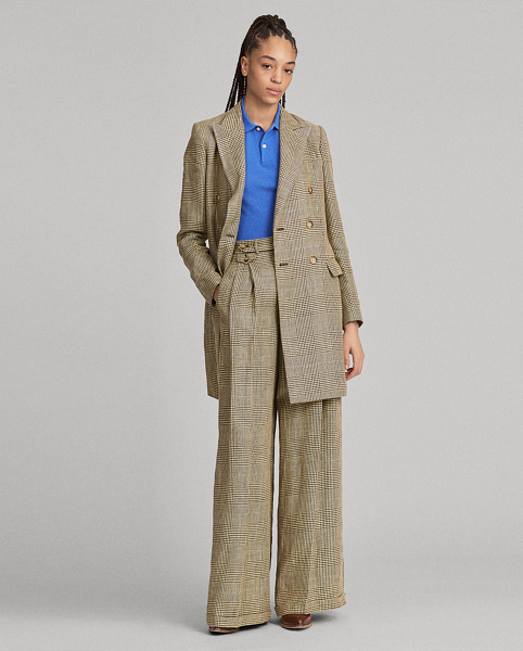 Polo Ralph Lauren Glen Plaid Linen Blazer 1