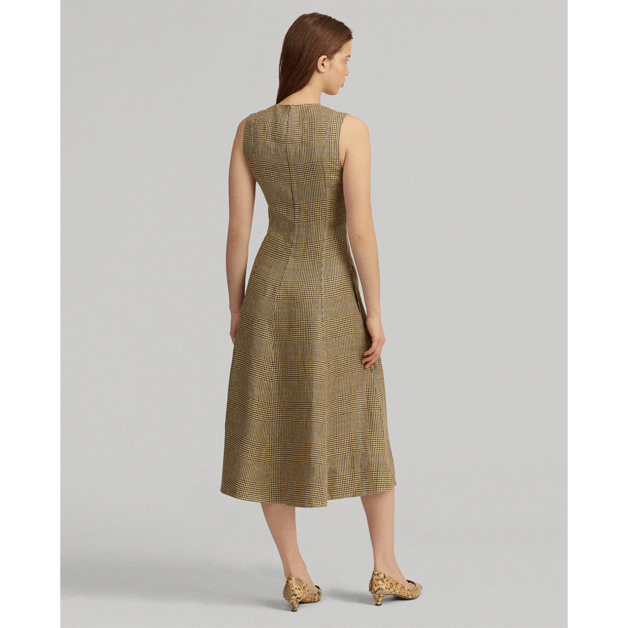 Ralph Lauren Glen Plaid Tweed Dress. 3