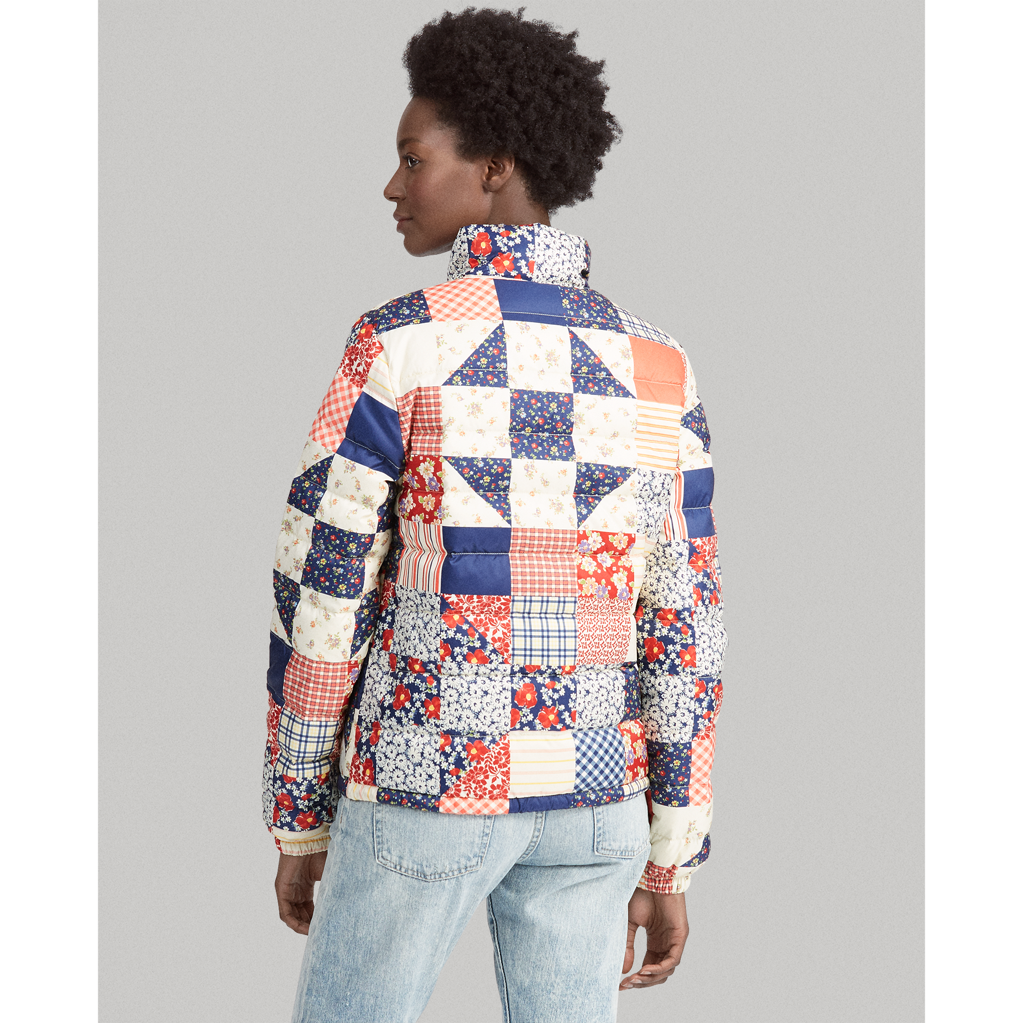 Ralph Lauren Patchwork Quilted Down Jacket