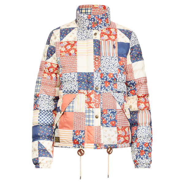 polo patchwork puffer jacket