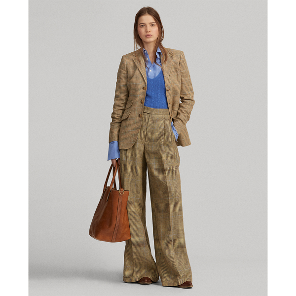 ralph lauren houndstooth blazer