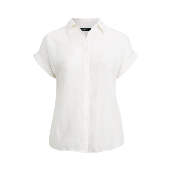 Camisa com mangas Dolman de linho