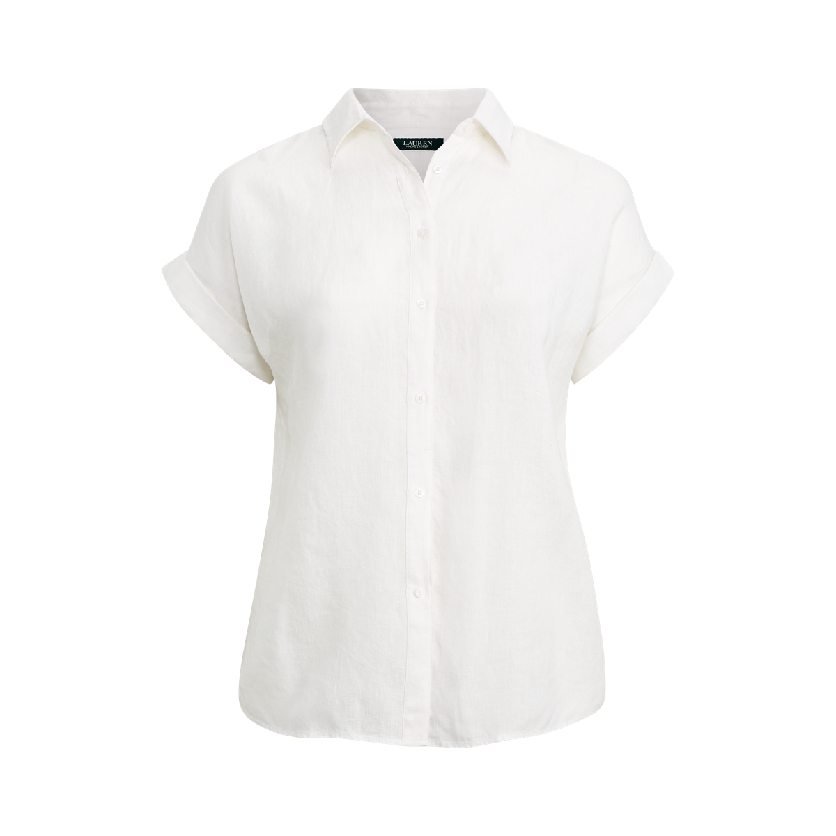 Linen Dolman-Sleeve Shirt