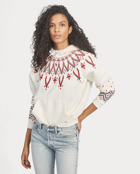 Sweat Fair Isle en polaire