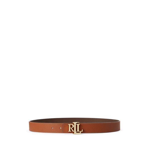 Reversible Logo Leather Belt
