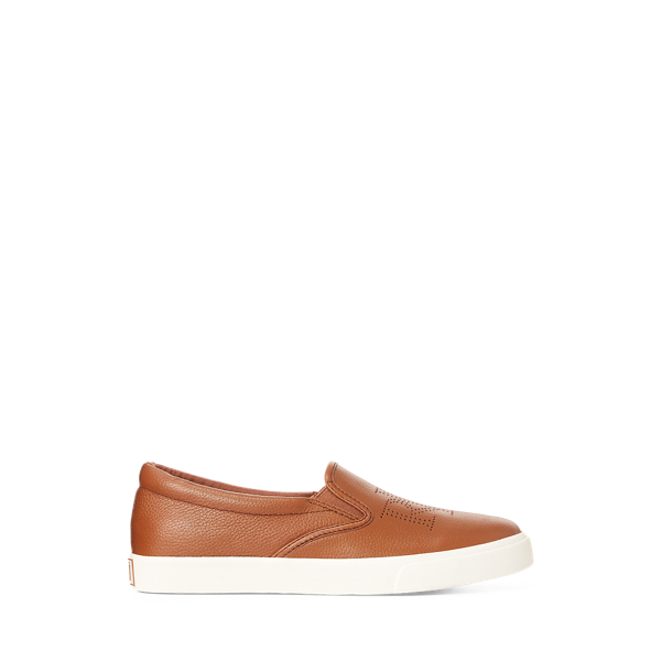 womens ralph lauren slip on sneakers