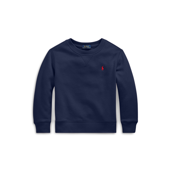 Polo Ralph Lauren Kids' Cotton-blend-fleece Sweatshirt In Cruise Navy