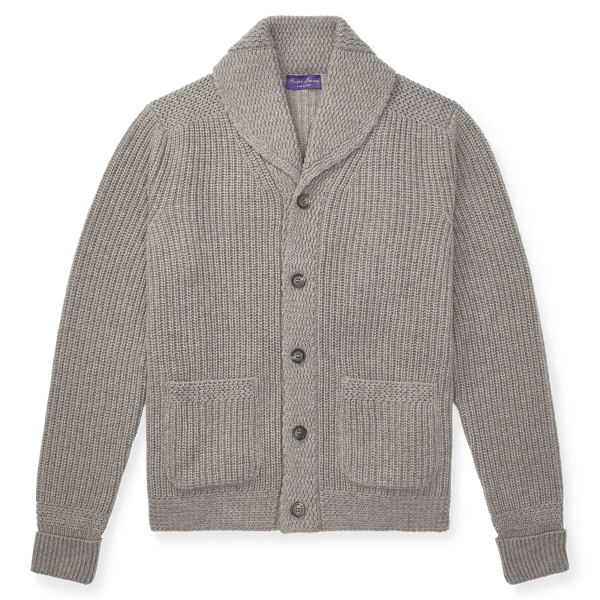 shawl collar cardigan cashmere