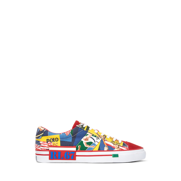 sayer collage canvas sneaker