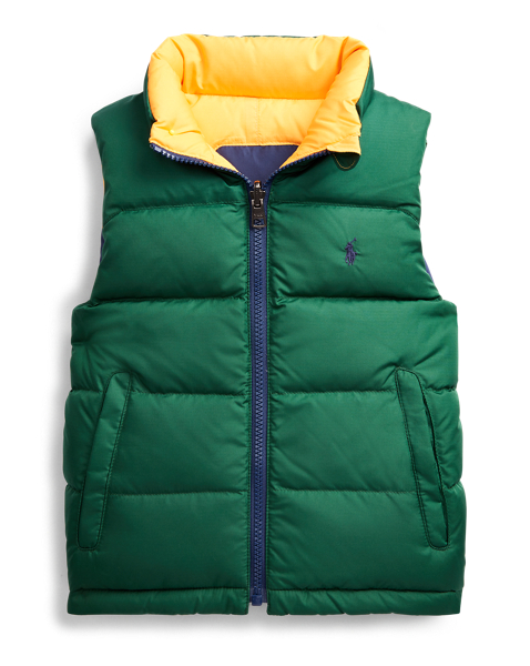 BOYS 1.5-6 YEARS Gilet en duvet r&eacute;versible 4