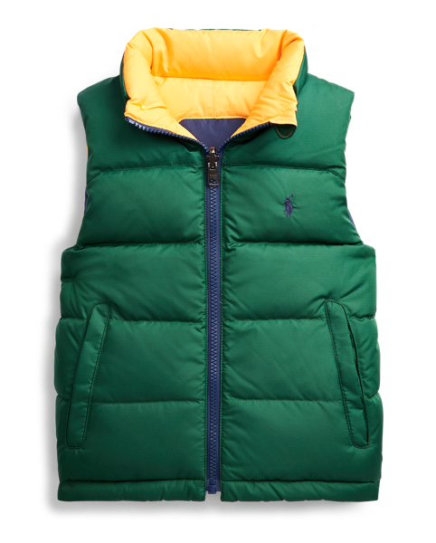 BOYS 1.5-6 YEARS Gilet en duvet r&eacute;versible 3