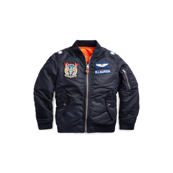 polo ralph lauren reversible twill bomber jacket