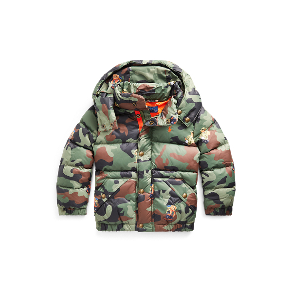 polo bear puffer jacket