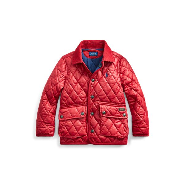 ralph lauren iconic quilted car coat