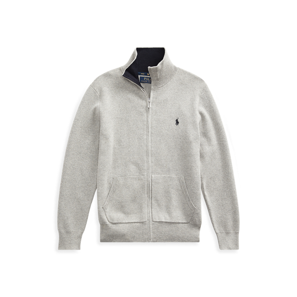 Cotton Full-Zip Sweater