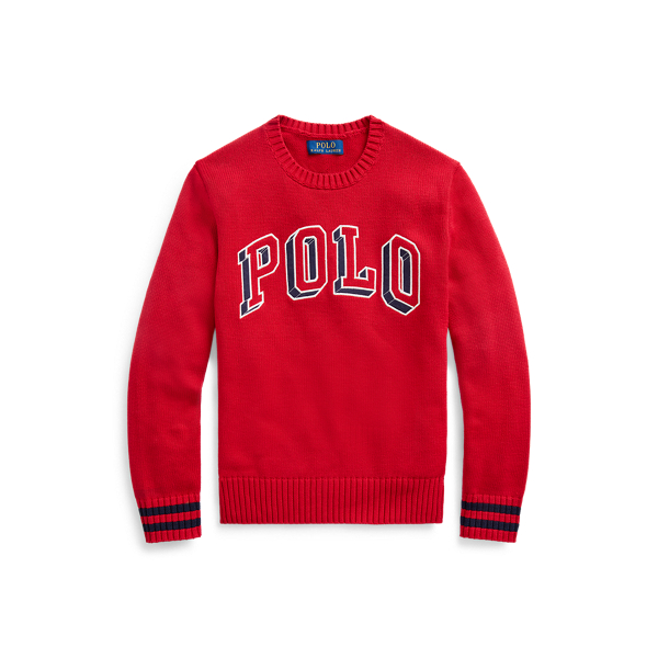 BOYS 6-14 YEARS Polo Cotton Crewneck Sweater 1