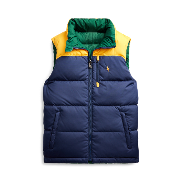BOYS 6-14 YEARS Reversible Down Vest 1