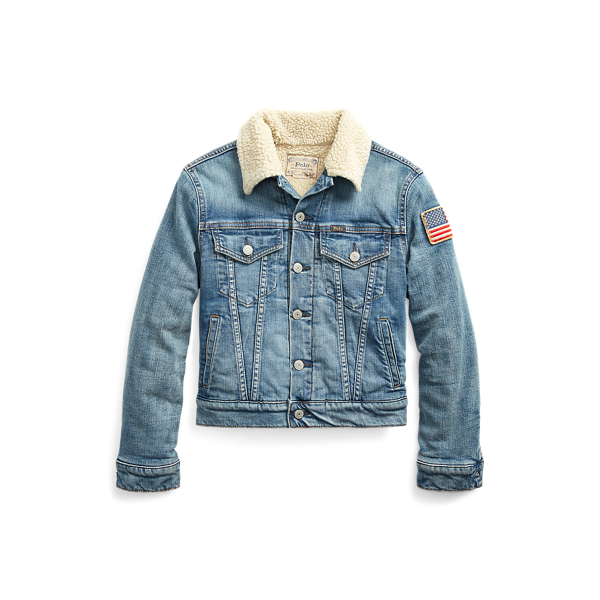 Fleece-Lined Trucker Jacket for Children | Ralph Lauren® CH