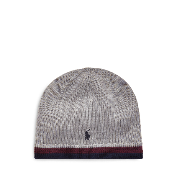 BOYS 1.5-6 YEARS Striped Merino Wool Hat 1