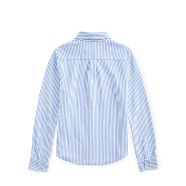BOYS 6-14 YEARS Knit Cotton Oxford Shirt 2
