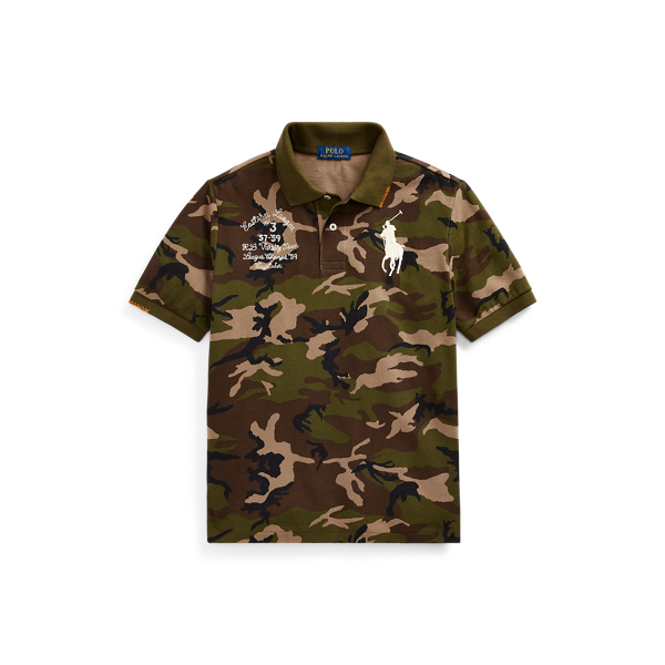 Big Pony Camo Cotton Mesh Polo