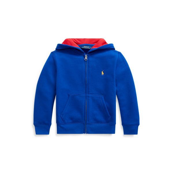 Cotton-Blend-Fleece Hoodie