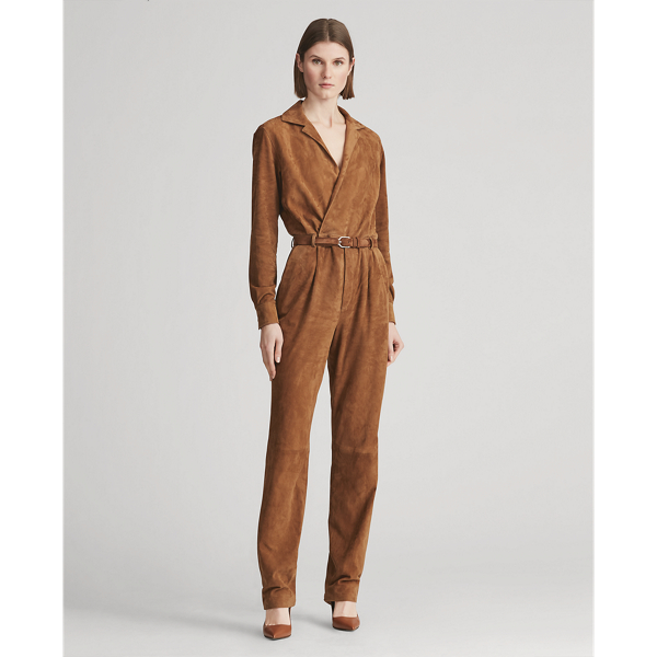 suede jumpsuit