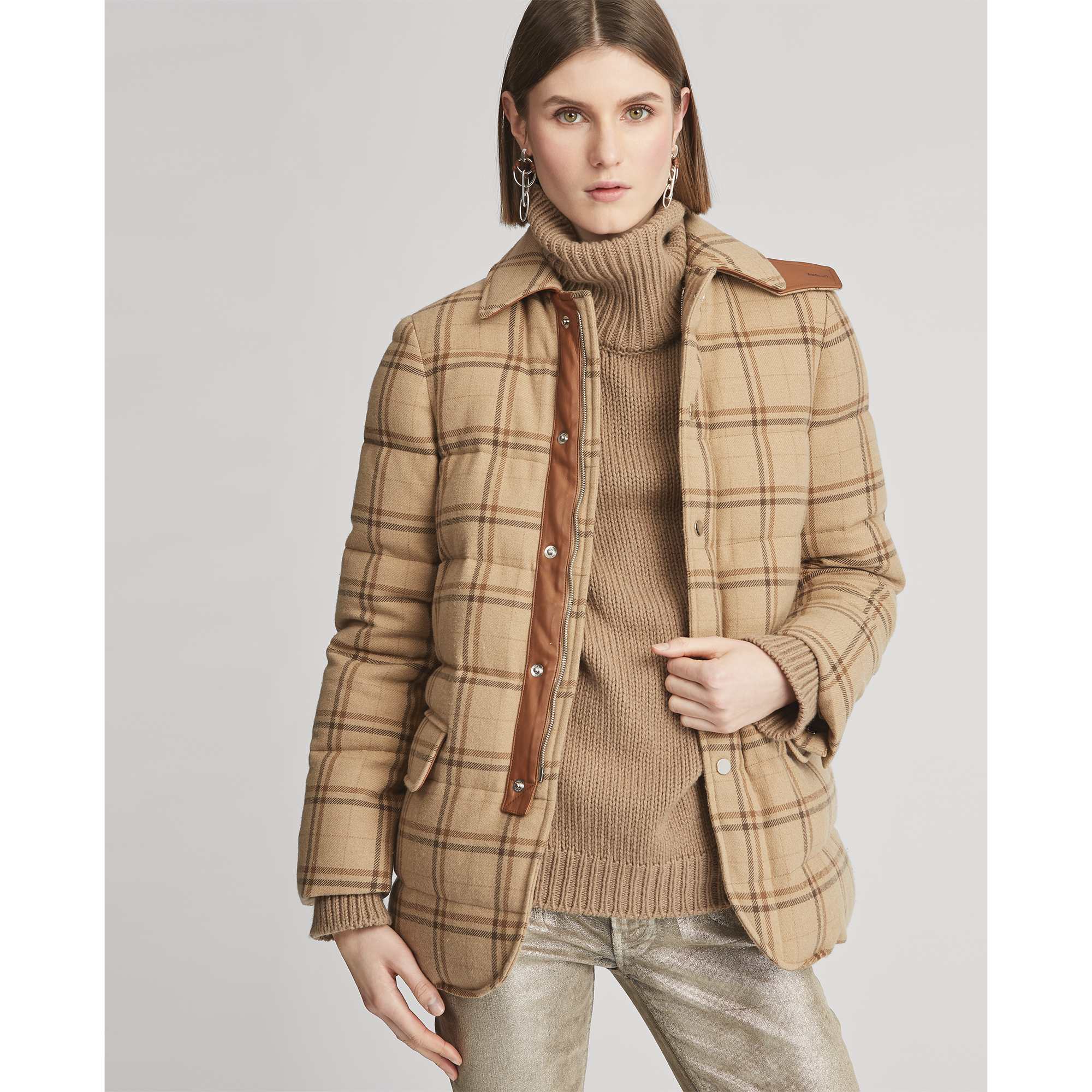 Ralph Lauren Quentin Plaid Wool Coat. 1