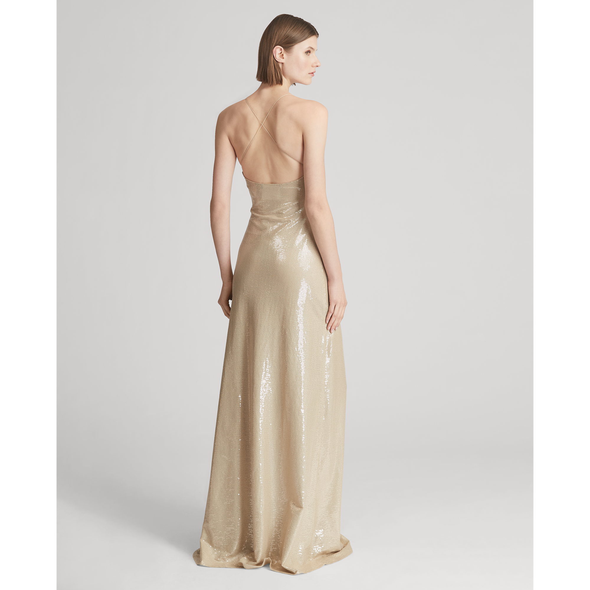 Ralph Lauren Marieke Sequined Evening Dress. 3