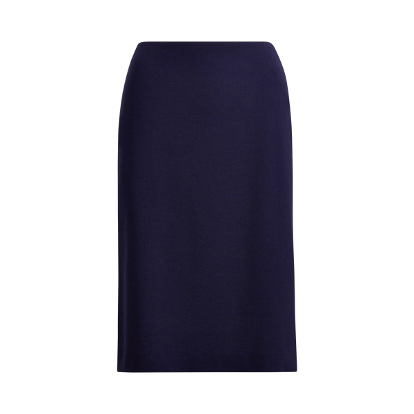 Cindy Stretch Wool Crepe Skirt