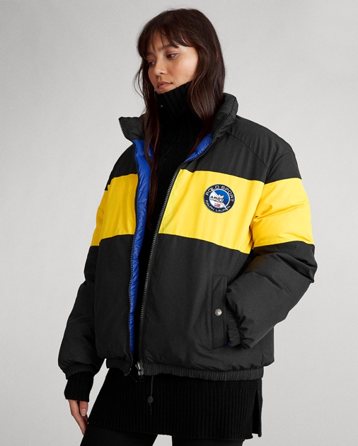 Reversible Down Jacket by Polo Ralph Lauren, available on ralphlauren.fr for $599 Gigi Hadid Pants Exact Product 