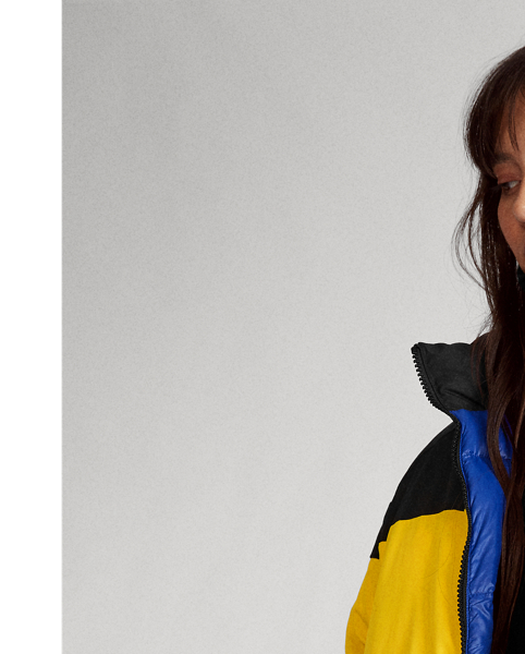 Reversible Down Jacket by Polo Ralph Lauren, available on ralphlauren.fr for $599 Gigi Hadid Pants Exact Product 