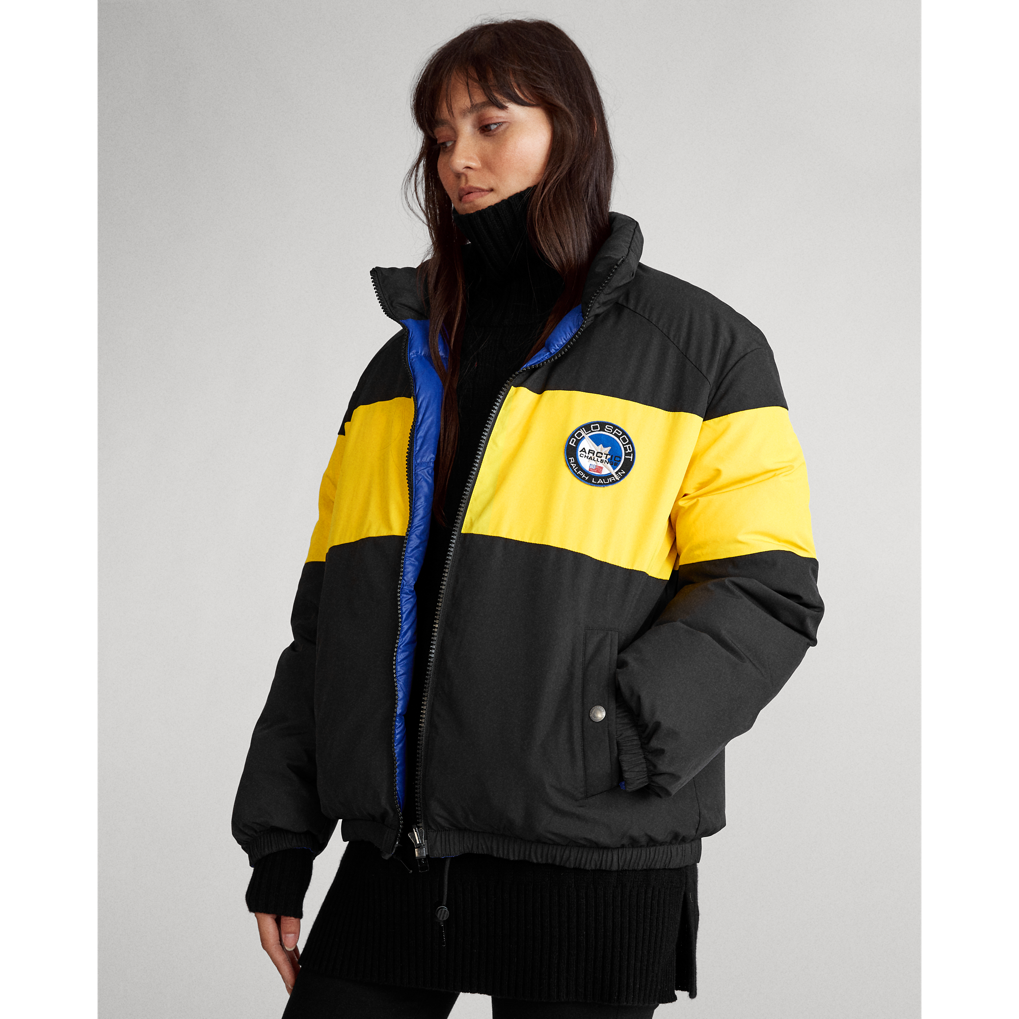 Reversible Down Jacket by Polo Ralph Lauren, available on ralphlauren.com Gigi Hadid Outerwear Exact Product 