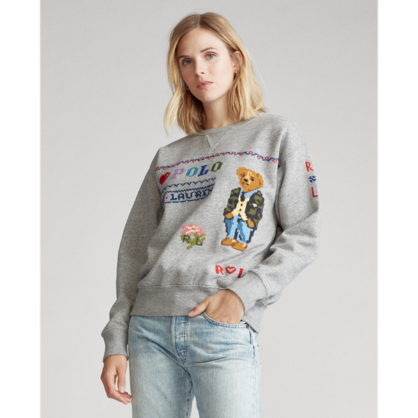 polo bear womens sweatshirt