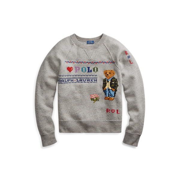 women's polo bear sweatshirt