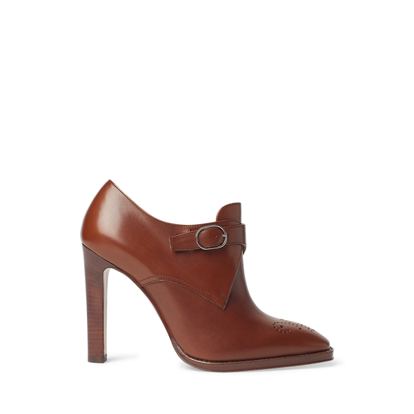 Lalisa Calfskin Heeled Shoe for Women | Ralph Lauren® UK