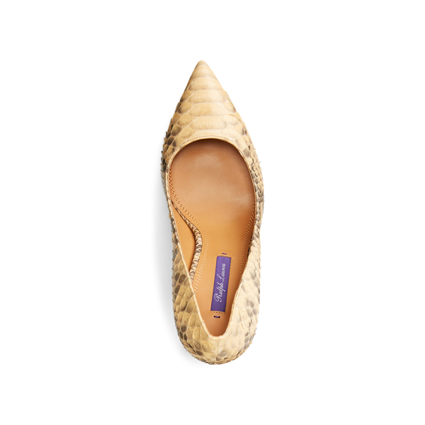 Ralph Lauren Collection Celia pythonleren pump 4