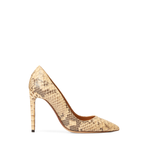 Ralph Lauren Collection Celia pythonleren pump 1