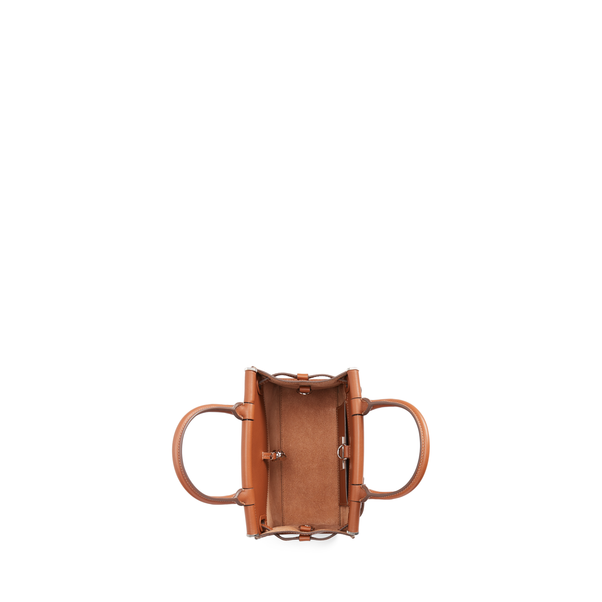 Ralph Lauren Calfskin Mini RL50 Handbag. 4