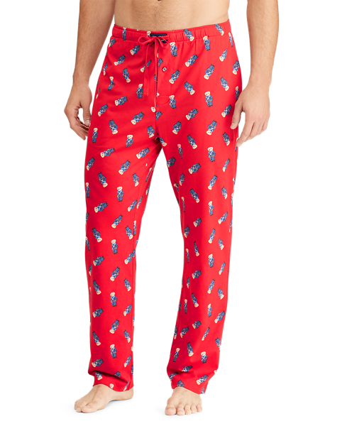 polo bear cotton pajama pant