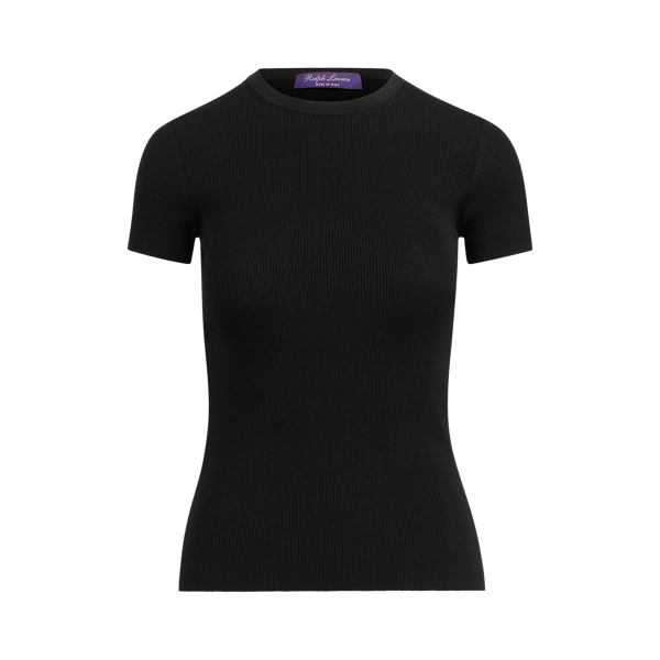 Ralph Lauren Collection Silk T-Shirt Sweater 2