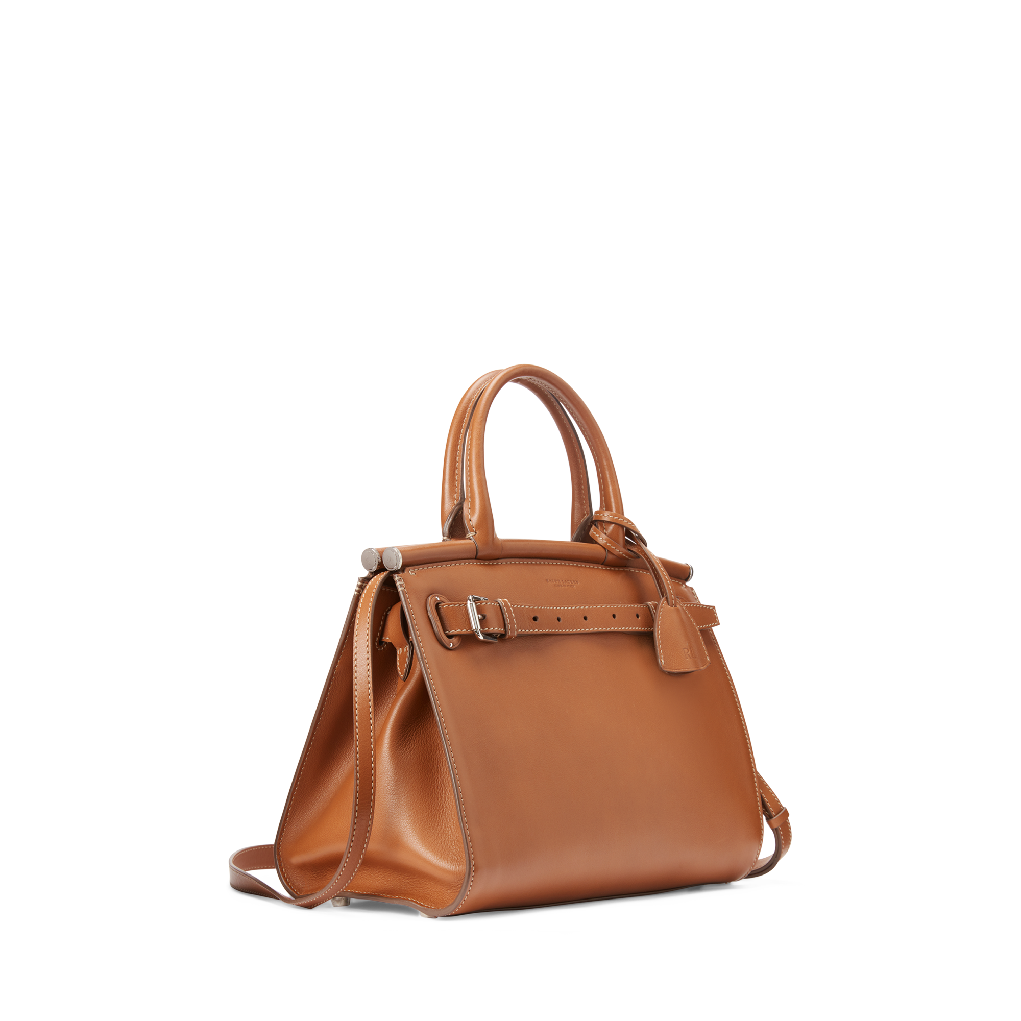 Ralph Lauren Calfskin Medium RL50 Handbag. 2