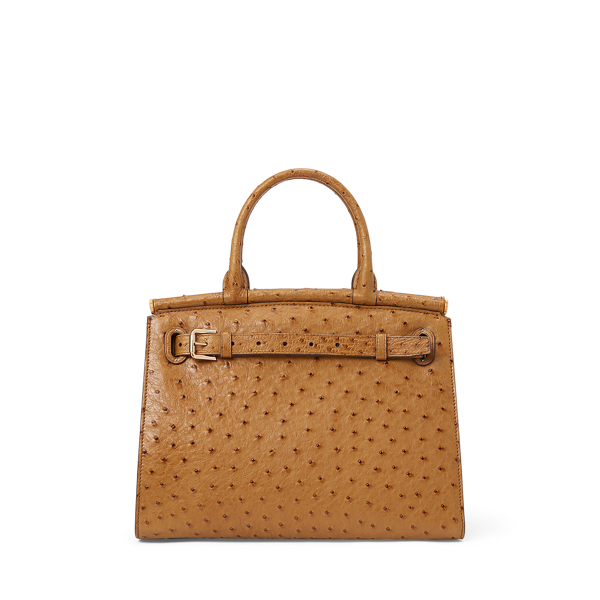 Ralph Lauren Collection Struisvogelleren medium RL50 handtas 3