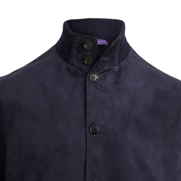 Purple Label Kasjmier vest met suède voorkant 8