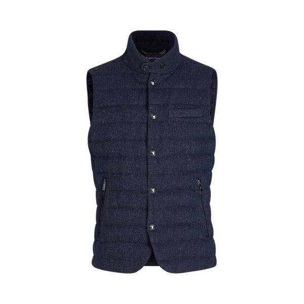 Purple Label Doudoune en tweed 1