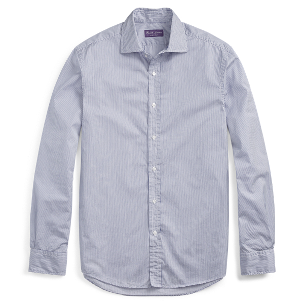 Purple Label Chemise en sergé rayé 1