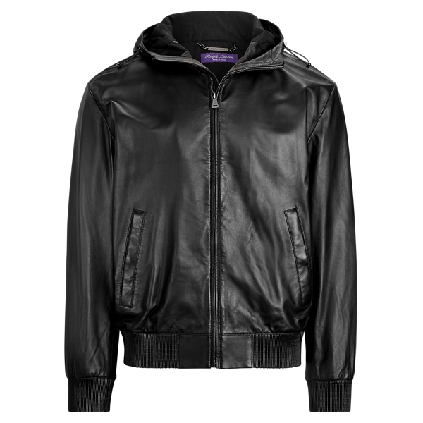 Purple Label Nappa Leather Hoodie 1