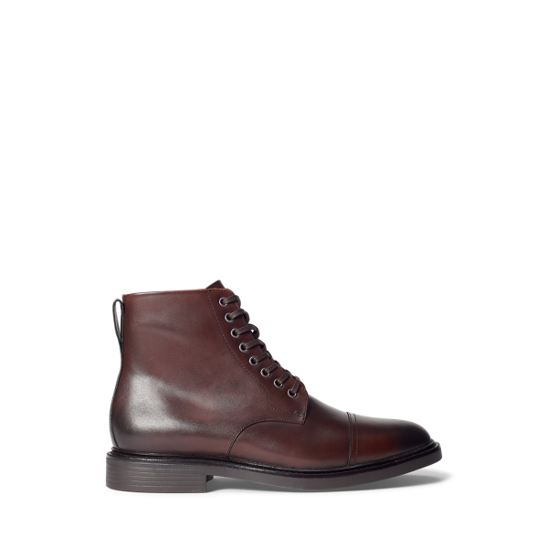 asher leather cap toe shoe