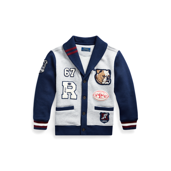 polo ralph lauren letterman cardigan